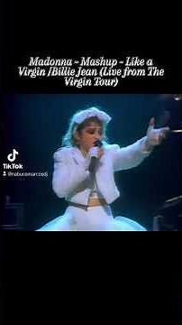 Madonna - Like a Virgin /Billie Jean (Live from The Virgin Tour) #anos80 #madonna #michaeljackson