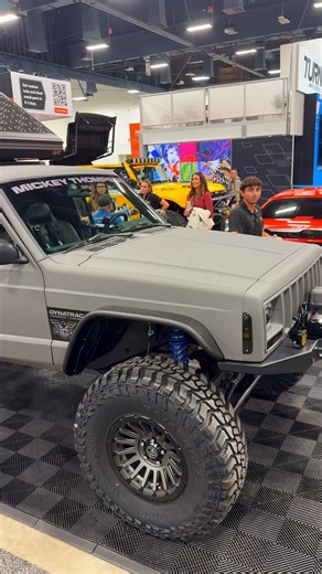 Check out this Comanche! Nic with Rockstar Garage and Josh DeLaune talk about what went into this sick build. Fully protected by Patriot Liner inside and out! Huge shoutout to Rockstar Garage Mickey Thompson Tires & Wheels Scosche Go Fast Campers Bowen Customs ICON Vehicle Dynamics Baja Designs PRP Seats Yukon Gear & Axle TruXs Auto Salon #jeepcomanche #jeep #JeepCommunity #OffRoadLife #SEMA2025 #sema #CustomTrucks #SEMA2025Build #semashow #PatriotLiner | Patriot Liner