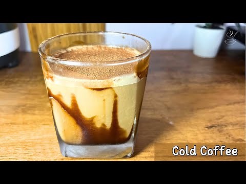 Cold Coffee - How to make cold coffee at home - Iced Coffee - Easy cold Coffee recipe