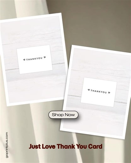Looking for the perfect way to express your gratitude? 💌✨ Introducing our Just Love Thank You Card — a heartfelt way to show appreciation! At only $0.96, these beautifully designed cards are perfect for any occasion. With their vibrant colors and smooth texture, they bring a personal touch that your friends and family will cherish. Whether it's a birthday, a kind gesture, or a simple 'thank you,' these cards seamlessly fit into your daily routine of spreading joy! ❤️🙏 But act fast — our stocks