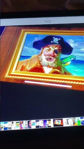 SpongeBob Painting The Pirate