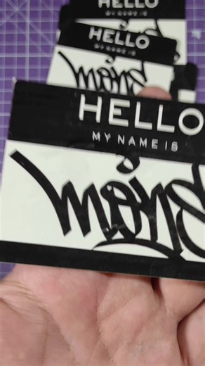 How to Create Your Own Hello My Name Is Graffiti Stickers