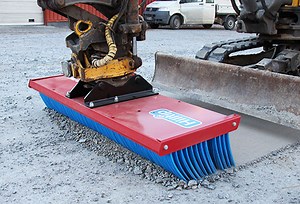 Professional Sweeper with broom attachments | Hilltip