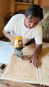how to make braided jute rug making at home #2026short #diy #handbraided #weavings