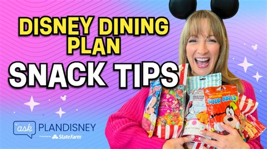 Watch now! ▶️ Best ways to use snacks on the dining plans at Walt Disney World: http://di.sn/6189ILVCb 🍴✨ | Disney Parks