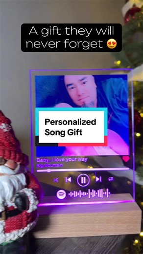 ✨ Personalized Song Plaque ✨ Turn your favorite song into a forever keepsake 🎶💖 Customize with: • Your song   artist • Your photo • Spotify-style code you can actually scan • The perfect gift for couples, besties, or family Aesthetic, meaningful, and totally unique — this is the gift they’ll never forget. 💕 Tap to shop your custom song plaque! 🛍️🎵 Instructions in the link on how to send photo and song details. #christmasgiftideas #giftforher #personalizedgifts #tiktokshopcybermonday