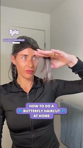 How to do a butterfly hair cut at home 🦋