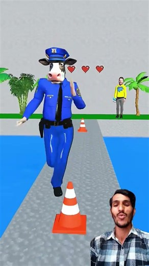 Cute Animals Battle! 🐾 Cow vs Cat vs Dog Cone Maze & River Test 🌊 Winner Will Shock You! #cat #dog 😾