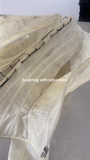 Crafting a Stunning Snake Skin Latex Corsage Jacket