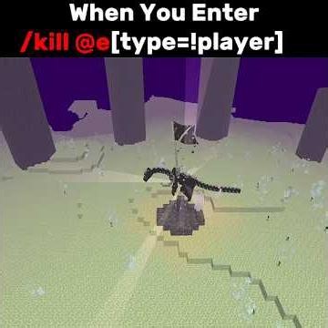 "I Tried the /kill Command... Then This Happened 😱💀