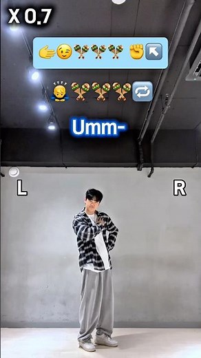 [x 0.7 Tutorial] 투어스 오버드라이브 튜토리얼🚙🪞 #shorts TWS (투어스) - OVERDRIVE 느린버전