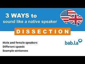 DISSECTION pronunciation | Improve your language with bab.la