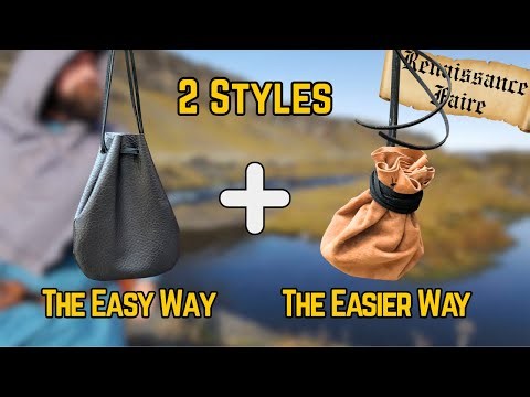 Simple Ren Faire Pouches Anyone Can Make | Medieval LARP Costume DIY