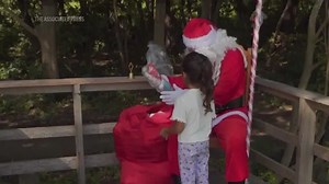 Santa Claus delivers presents to Brazilian Amazon communities