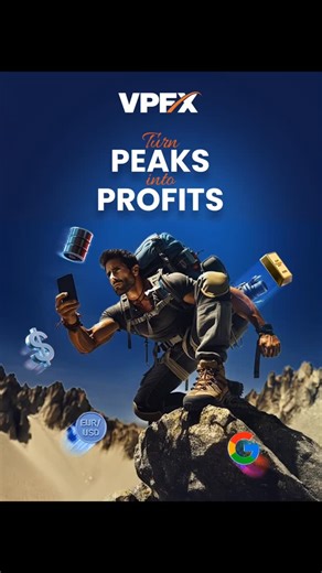 TURN PEAKS INTO PROFITS Markets are mountains—unforgiving if you’re unprepared, rewarding if you’re equipped. VPFX gives you the edge: • *Execution that keeps up* with your strategy • *Spreads that stay competitive* when it matters • *Platforms that fit* the way you trade • *Real support from people* who speak trader Where do you want to go next? Let’s chart the route and climb with confidence. Start your journey with VPFX. #VPFX #Forex #Trading #Metals #Indices #Energy #MT5 #PriceAction #RiskMa