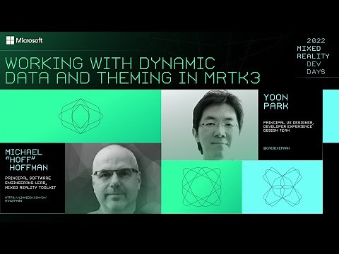 Working with Dynamic Data and Theming in MRTK3