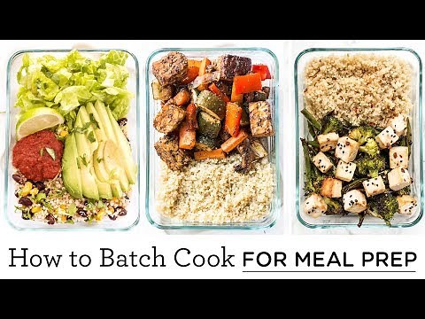 HOW TO BATCH COOK | easy meal prep ideas & healthy recipes