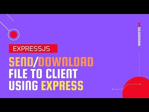 How to send file using express js as attachment?