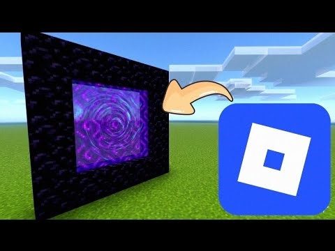 How To Make A Portal To Roblox in Minecraft! #minecraft #roblox 