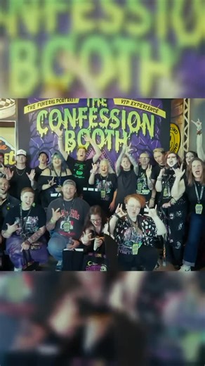 The Funeral Portrait on Instagram: "For the first time ever The Coffin Crew has been able to step inside The Confession Booth on this tour. Take a step in and confess your sins at www.TFPVIP.com"