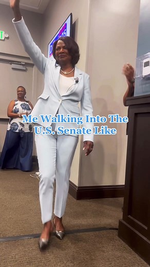 Walking into the U.S. Senate like: #valdemings #valdemingsforsenate #politics #senate #runningtowin