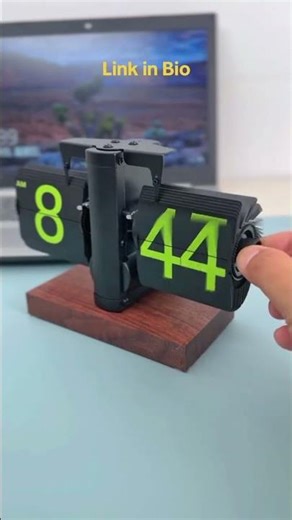 Mooas Retro Flip Desk Clock Link in description #youtubeshorts #shortvideos