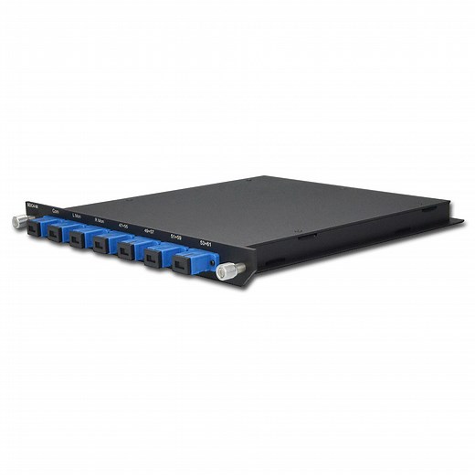 [Hot Item] 8 16 18 Channel DWDM Wdm CWDM Mux Demux Module 4CH 1310/1490/1550 Fwdm CWDM Mux Demux
