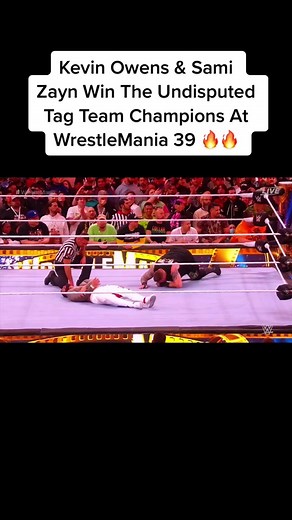 Kevin Owens & Sami Zayn Crowned Undisputed Tag Team Champions at WrestleMania 39