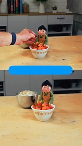 Tiny Grandma makes Kkakdugi, radish kimchi! 🫜 Behind the scenes stop motion 🎥 recipe in the comments! #stopmotion #animation #food #kimchi #radishkimchi #Kfood #kkakdugi #Tinygrandma | Tiny Grandma