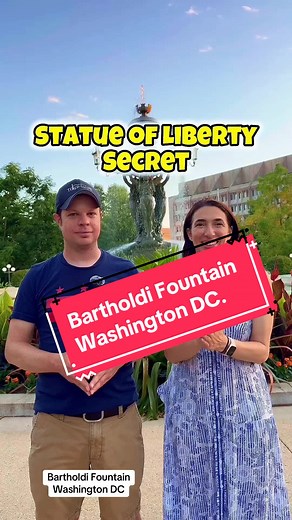 @Washington DC Tour Guide was kind enough to show me some secrets of the Washington D.C. Mall yesterday. I was thrilled to discover the “Bartholdi Fountain!” Did you know there was a Statue of Liberty & Washington DC connection? #statueofliberty #washingtondc #nyc #1776 #declarationofindependence #usa #americanhistory #nychistory #dchistory