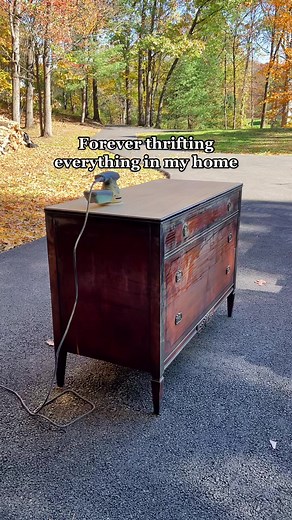 Gothic Furniture Flip - Transforming Thrifted Finds on a Budget