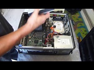 How to EASY replace CD/DVD drive unit on Desktop PC computer