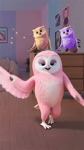 Cute Owl Dancing to the Beat 🦉 | Ambarabà Dance