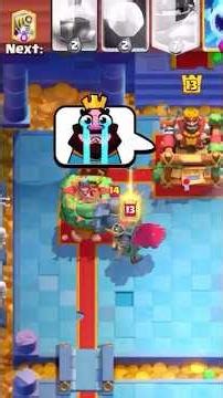 Golden Knight VS Skeleton King #clashroyale #gaming #ronaldo #messi