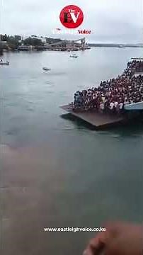 Kenyans raise alarm after video emerges of an overloaded Likoni Ferry