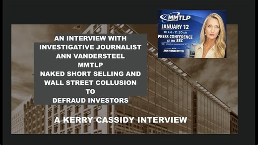 ANN VANDERSTEEL - MMTLP, WALL STREET CRIME FINRA AND THE SEC | KERRY CASSIDY