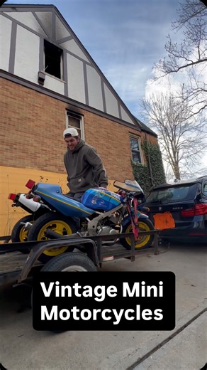 Makingmoneywithmar on Instagram: "Buy one get one free deal on these old school yamaha YSR 50 mini 2 stroke motorcycles. I’ve always wanted to get my hands on one of these and the day has finally come. Somehow we ended up with 2. Can we get them running and riding? #minibike #barnfind #flipping #2stroke #smallenginefix"
