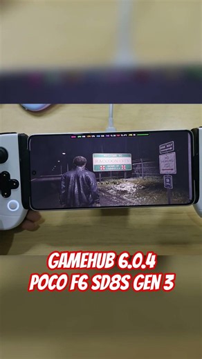 RE 2 Remake GAMEHUB 6.0.4 POCO F6 #gamehub #gaming