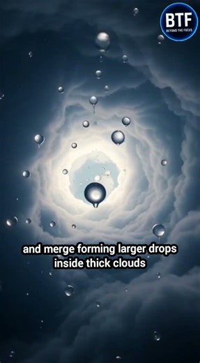 How Rain Really Forms 🌧️ #foryou #shorts #scienceshorts