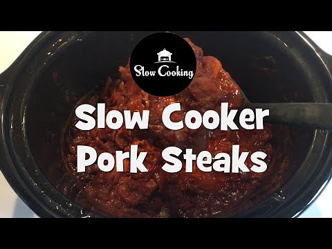 Slow Cooker Pork Steaks that are Amazing and Soft
