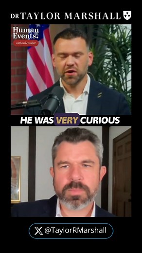 "Why Charlie Kirk was Praying Before Saint Pio Relics in a Catholic Church" Dr Taylor Marshall Podcast with Jack Posobiec | Dr. Taylor Marshall