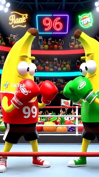 Banana Boxing Showdown #BananaBoxing #BananaMeme #AbsurdAnimation #3DComedy #FunnyCartoon