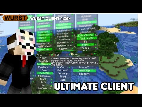 1.26+ Hack Client FREE - Minecraft Bedrock - Works w/ Windows Mobile MCPE iOS & All (Wurst)