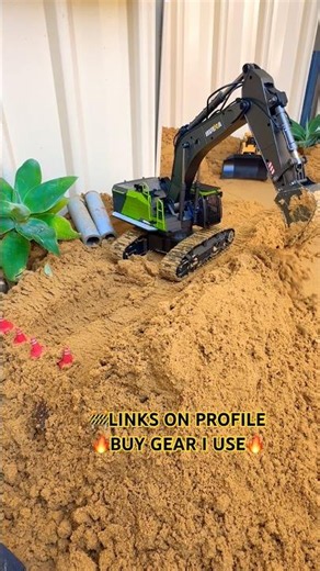 🚧SATISFYING CONSTRUCTION WORK using Huina Rc Excavator. #rcconstruction #rc 🔥🚧