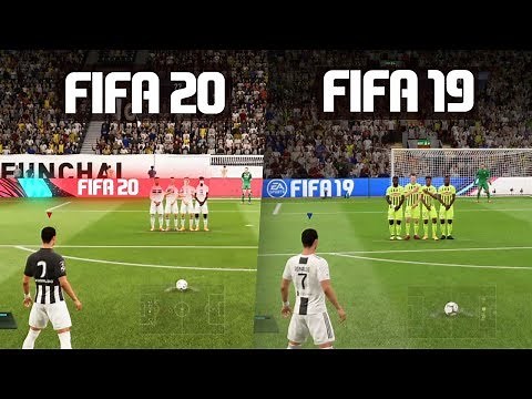 FIFA 20 vs FIFA 19 GAMEPLAY COMPARISON!