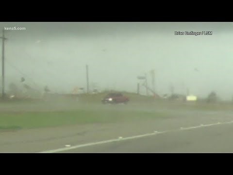 Video of 16-year-old driving in Texas tornado goes viral. Here's what he had to say.