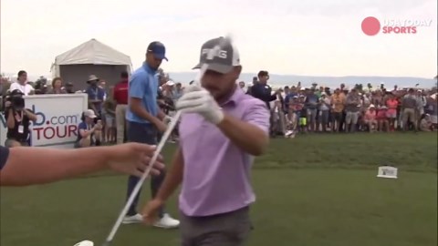 Stephen Curry impressed in his pro golf debut