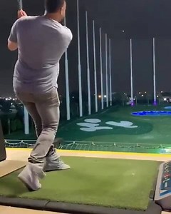 This golf ball is probably pals with all the baseballs Nelson Cruz has already hit to the moon now. 😳 (via instagram.com/ncboomstick23/) | MLB