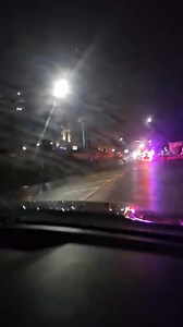 12/26/25.10PM N. Main St, Butler PA is closed. It appears a car hit a pole and flipped onto its roof. I am told a firetrucks may have hit the power lines and caused the transformer to blow as well.... prayers to all involved. | Bottom Shelf Butler News BSBN