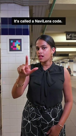 Have you seen those colorful QR codes? #NaviLens